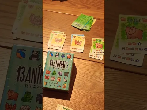 13 Animals #boardgames #boardgamelife #boardgamegeek #13動物