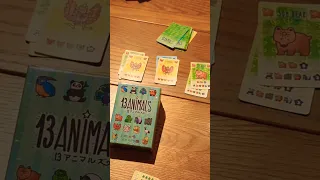 13 Animals #boardgames #boardgamelife #boardgamegeek #13動物