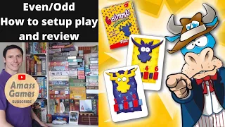 Even/Odd 6nimmt promo 25th anniversary How to set up, play and review by * AmassGames *