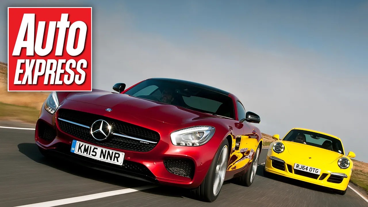 Mercedes-AMG GT vs Porsche 911 GTS: track battle and drag race
