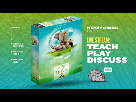 Ark Nova - Solo Teaching, Play-through, & Roundtable by Heavy Cardboard