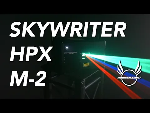 Product video thumbnail for X-Laser Skywriter HPX M-2 RGB 2-Watt Mercury Laser