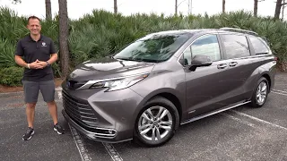 Is the 2021 Toyota Sienna Limited a BETTER minivan than a Kia Carnival SX?