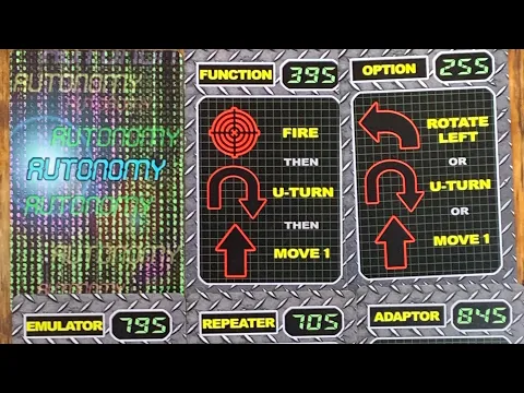 Autonomy cards for RoboRally