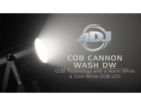 Product video thumbnail for ADJ American DJ COB Cannon Wash DW Dynamic White LED Pendant Wash Light