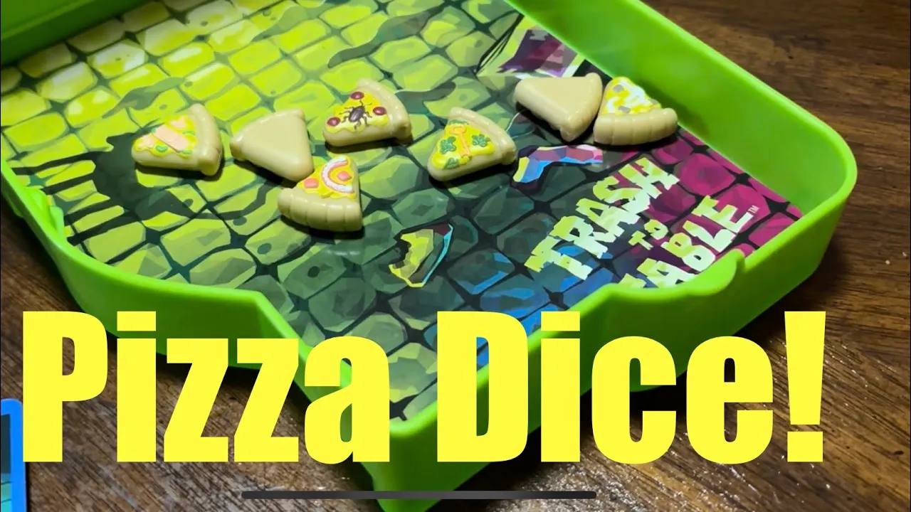 Trash to Table Board Game Review (Pizza Dice!)