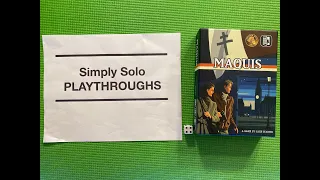 Maquis 04 Solo Playthrough