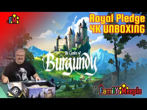 Castles of Burgundy: Special Edition Royal Pledge Unboxing - Stefan Feld, Awaken Realms/Ravensburger