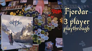 3 player Fjordar Playthrough 2026 with map building