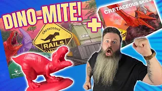 This Game is Dino-Mite! Cretaceous Rails and Cretaceous Skies Expansion Board Game Review