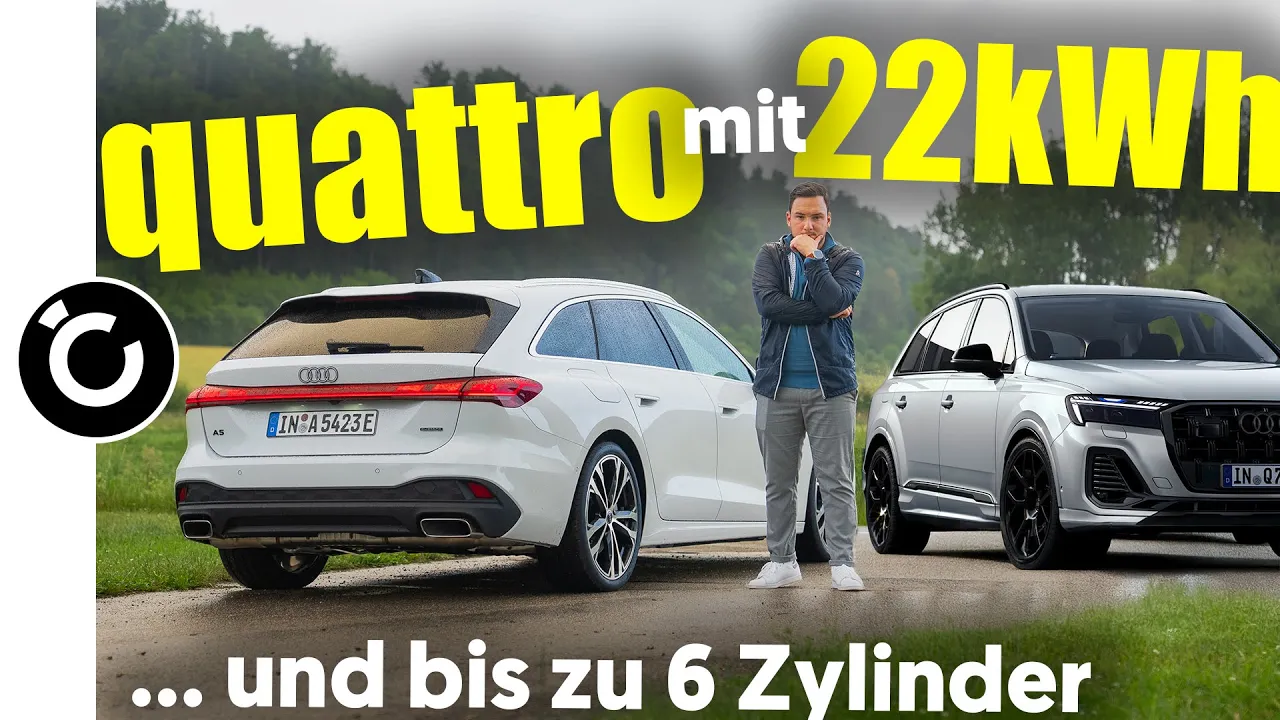 Audi A5 Avant e-hybrid & Q7 TFSIe - was können die ALLRAD Plug-ins?