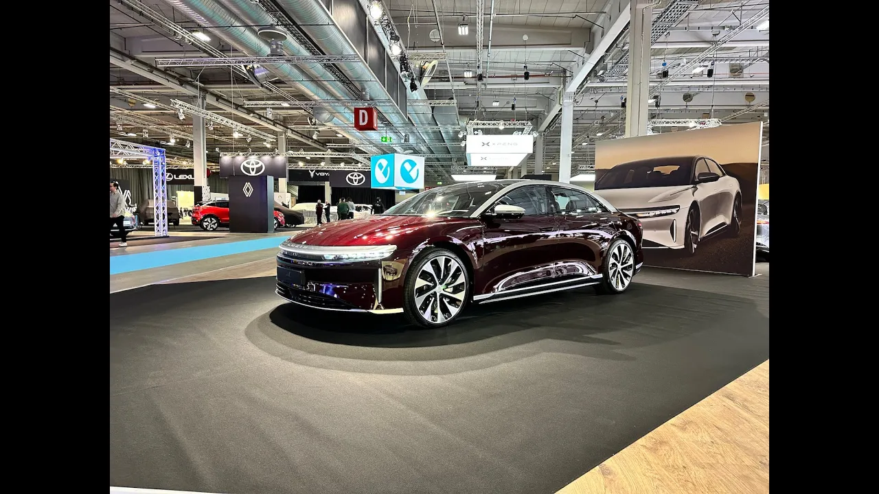Vi ser på Lucid Air Grand Touring og Lucid Air Pure på eCarExpo