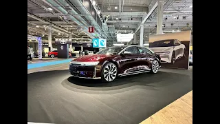 Vi ser på Lucid Air Grand Touring og Lucid Air Pure på eCarExpo