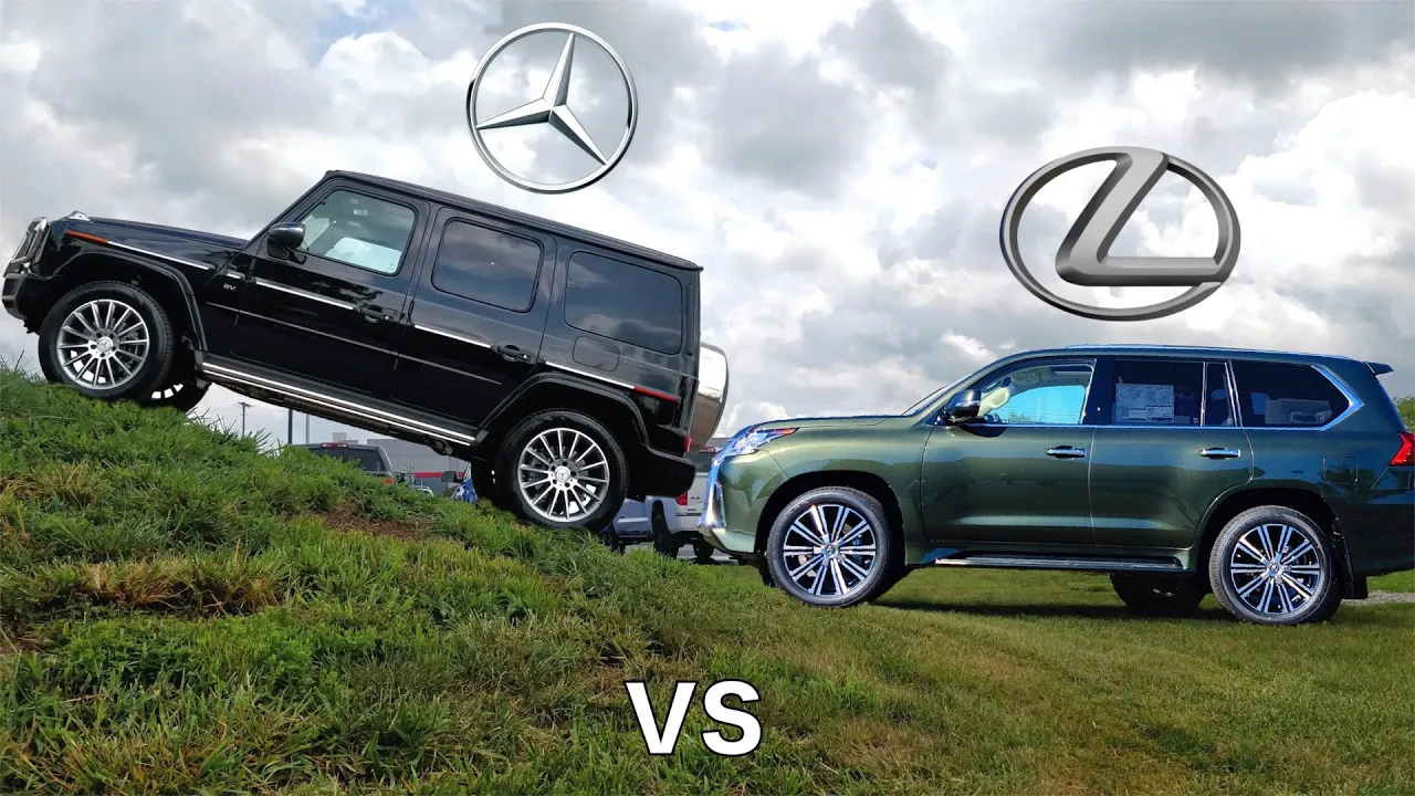 TOUGH LUXURY! -- 2021 Lexus LX 570 vs. Mercedes G-Wagon: Comparison