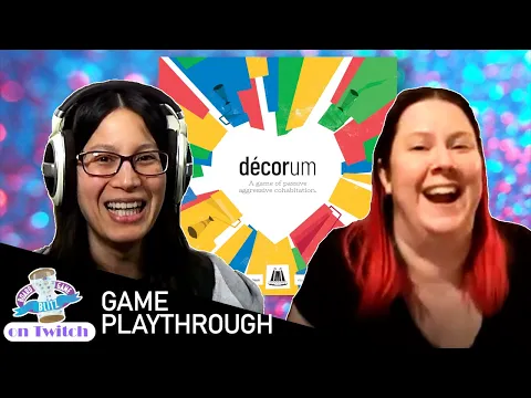 Ambie and Crystal play Décorum | Playthrough