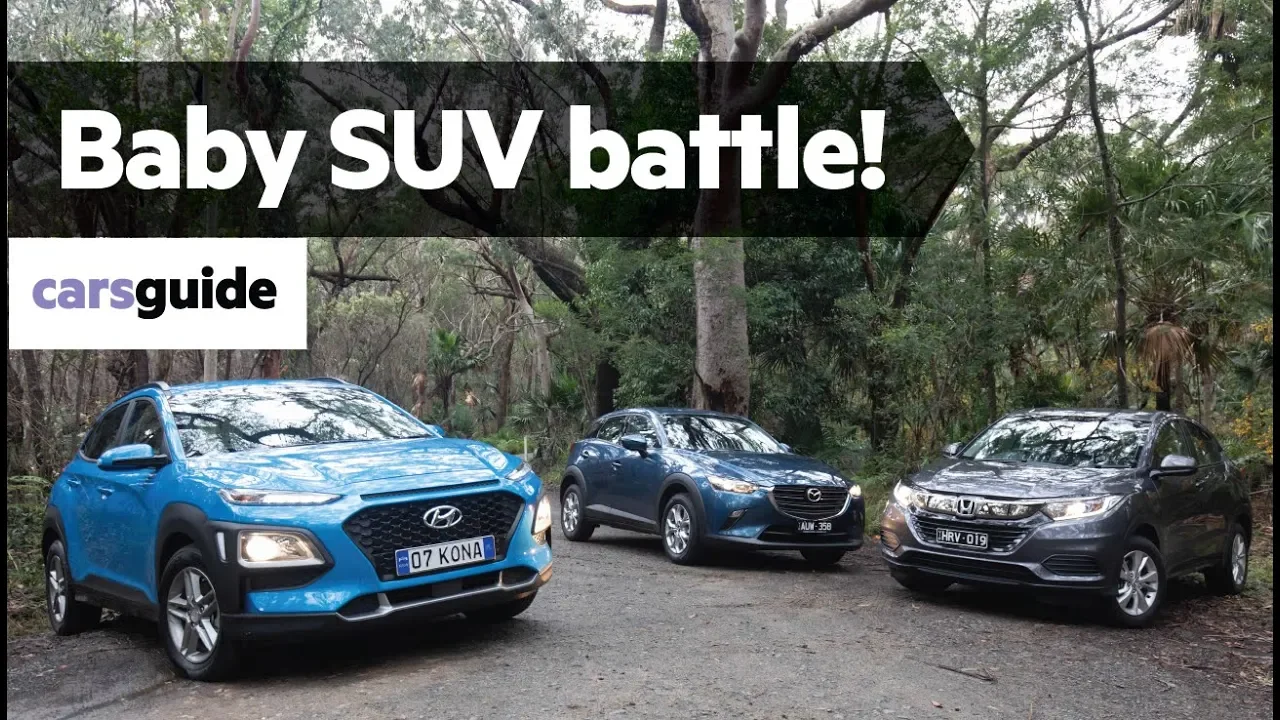Hyundai Kona vs Honda HR-V vs Mazda CX-3 2019 comparison review
