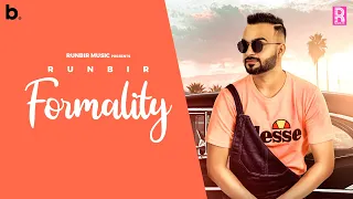 Formality - RunBir |  Official Video | Latest Punjabi Song
