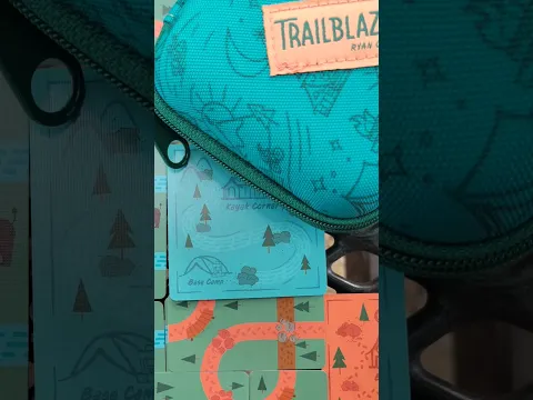 Trailblazers @BitewingGames in 60 seconds. #outdoors #trail #boardgame #bgg #playoutside