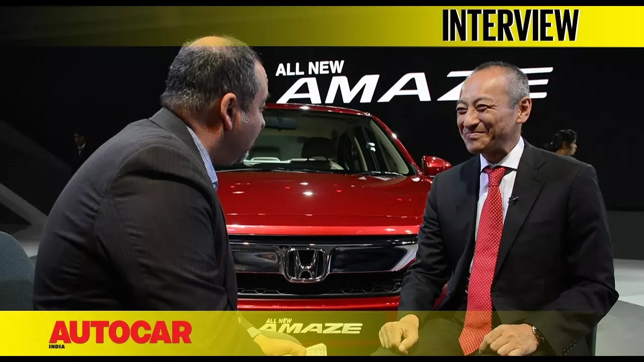 New Honda Amaze Diesel To Get CVT Auto | Interview - Yoichiro Ueno | Autocar India