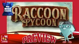 "RACCOON TYCOON" a Dice Tower Preview - with Boardgame Corner