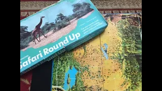 Safari Round Up board game from 1973