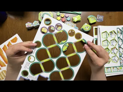 Keyside Board Game Unboxing & Punching | Part 1