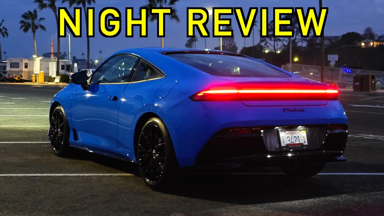 SLEEK & SEXY LIGHTS?? -- 2026 Honda Prelude at NIGHT! (Headlights, Inside & More)