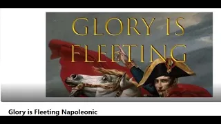 Glory is Fleeting Part One - The Basics