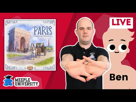 Paris - LIVE Playthrough Board Game & Worldwide Giveaway