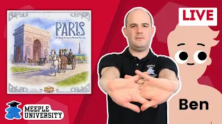 Paris -  LIVE Playthrough Board Game & Worldwide Giveaway