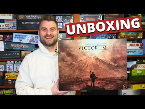 Hoplomachus Victorum Board Game Unboxing - A Mythical Solo Adventure