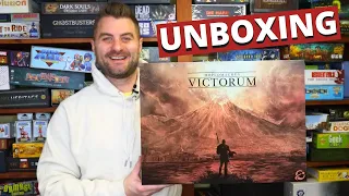 Hoplomachus Victorum Board Game Unboxing - A Mythical Solo Adventure