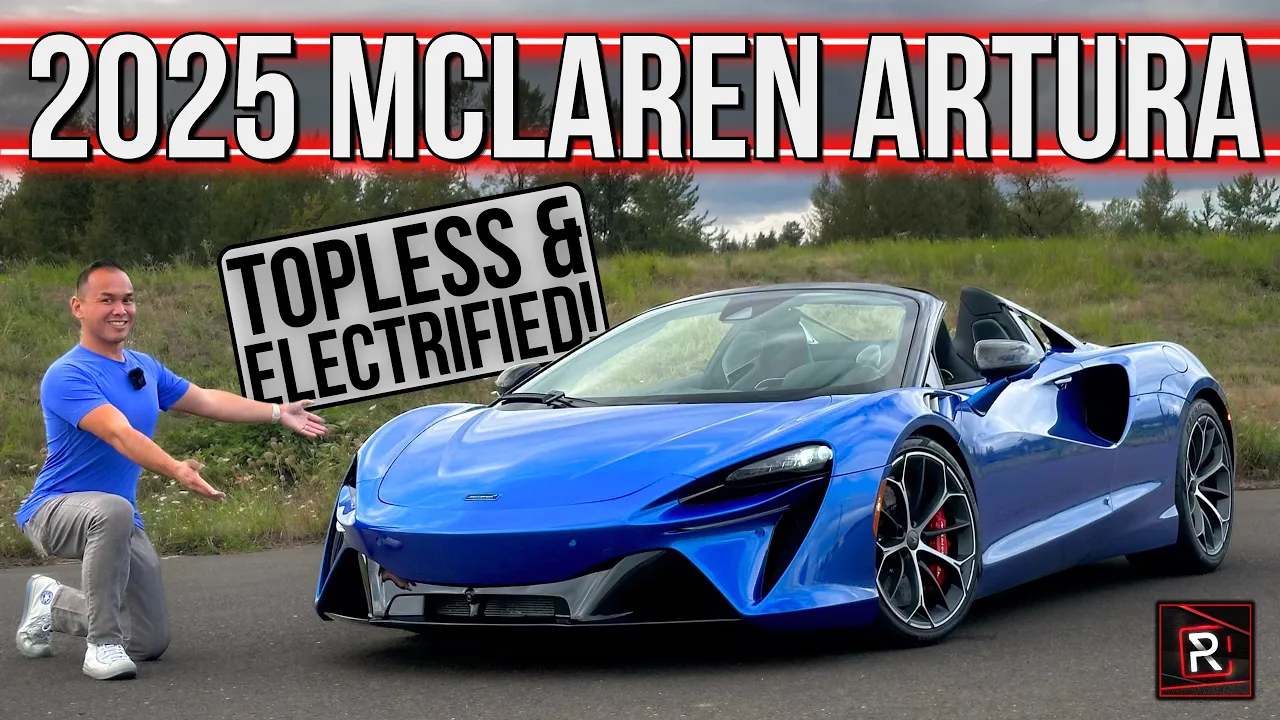 The 2025 McLaren Artura Spider Is A High-Revving Electrified Supercar That Packs A Punch