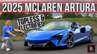 The 2025 McLaren Artura Spider Is A High-Revving Electrified Supercar That Packs A Punch