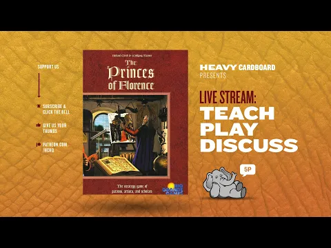 The Princes of Florence - 5p Teaching, Play-through, & Roundtable by Heavy Cardboard