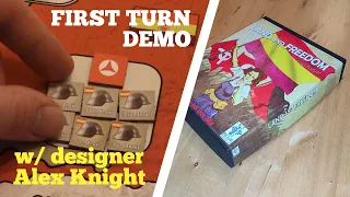 How to Play the First Turn in LAND AND FREEDOM