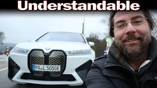 BMW iX 50 105 kWh - 130 km/h range test at 2°C