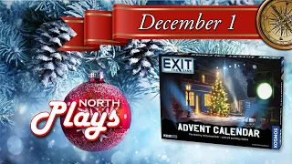 Exit The Game 2024 Advent Calendar: The Missing Hollywood Star (December 1) Board Game Gameplay