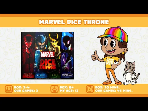 The Cardboard Kid - 342: Marvel Dice Throne