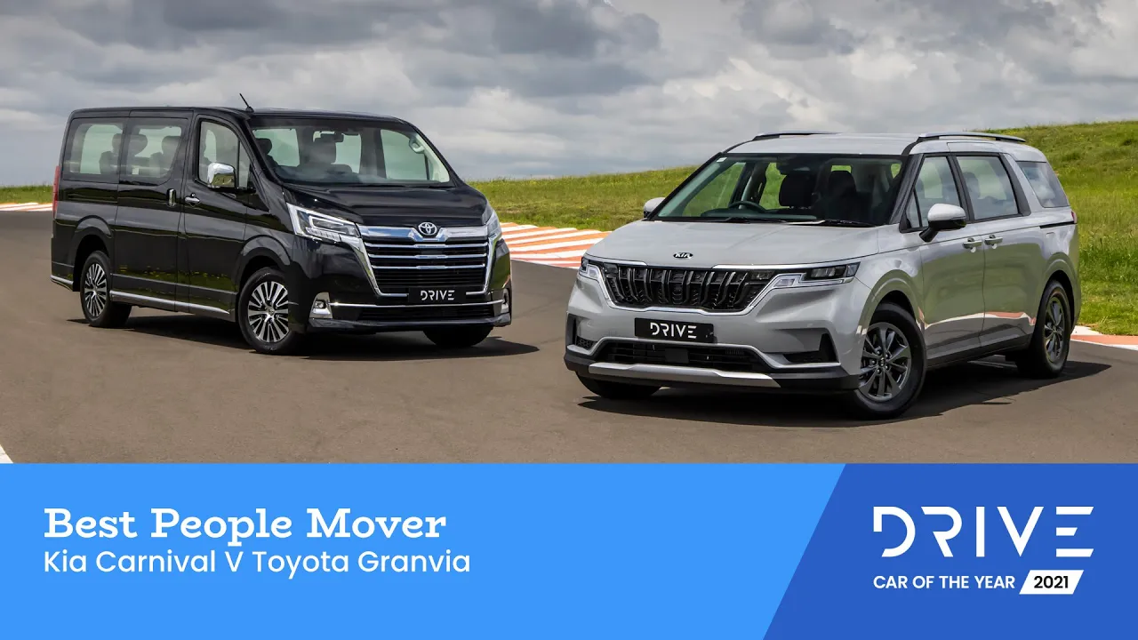 Kia Carnival v Toyota Granvia | Best People Mover | Drive Car of the Year 2021