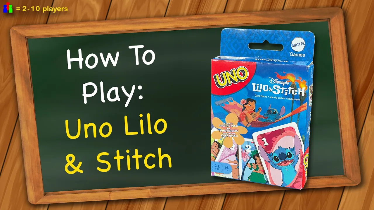 How to play Uno Lilo & Stitch