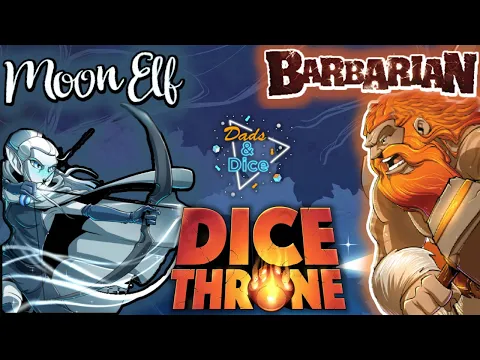 Dice Throne | Moon Elf vs Barbarian | Playthrough #dicethrone #headtohead