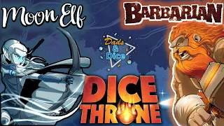 Dice Throne | Moon Elf vs Barbarian | Playthrough #dicethrone #headtohead
