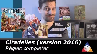 Citadelles (version 2016) - Règles complètes