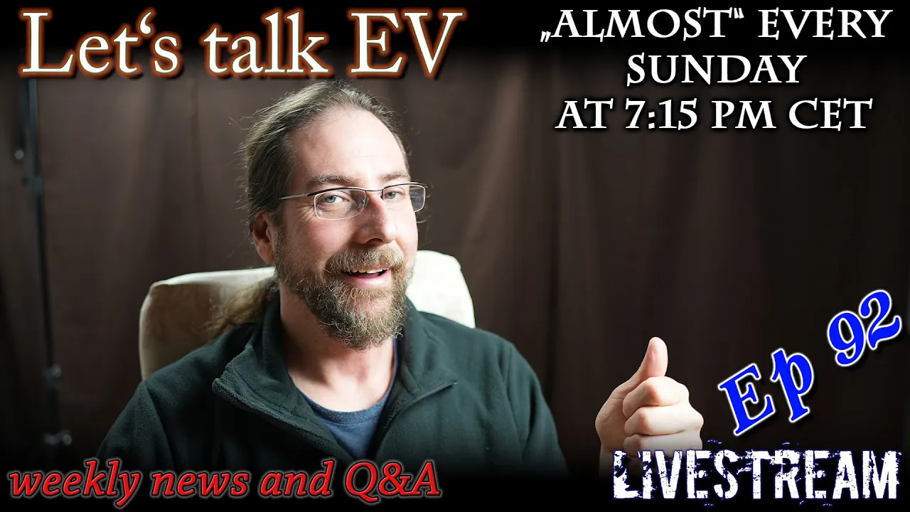 (live) Let's talk EV - Just another Sunday, but still great
