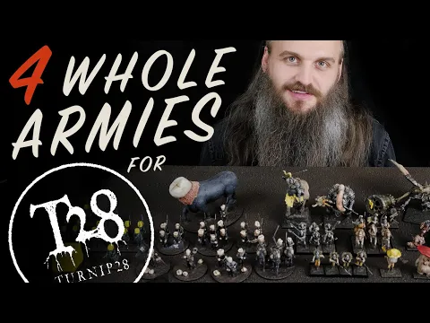 Big TURNIP28 Army Showcase - 4 complete armies!