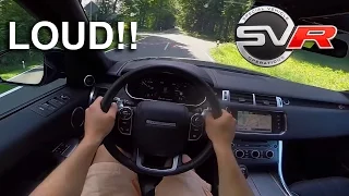 Range Rover Sport SVR Sound Acceleration LOUD! POV - 5.0 V8 Supercharged