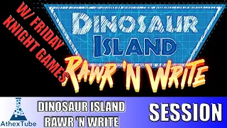 Dinosaur Island Rawr and Write Board Game Playthrough Session With Friday Knight Board Games Podcast