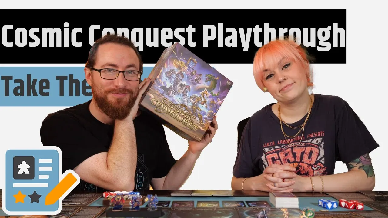 Cosmic Conquest Gameplay - The Galaxy Can Be Yours!!...For A Fight...