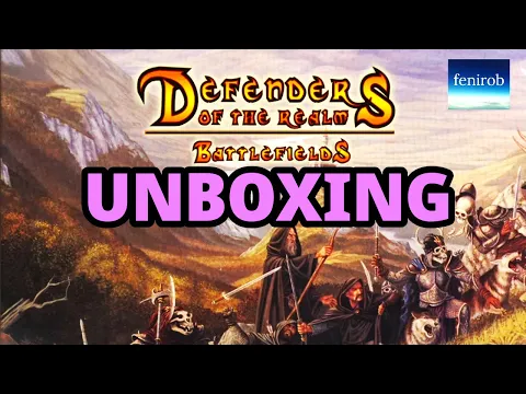 Defenders Of The Realm: Battlefields Board Game | Unboxing